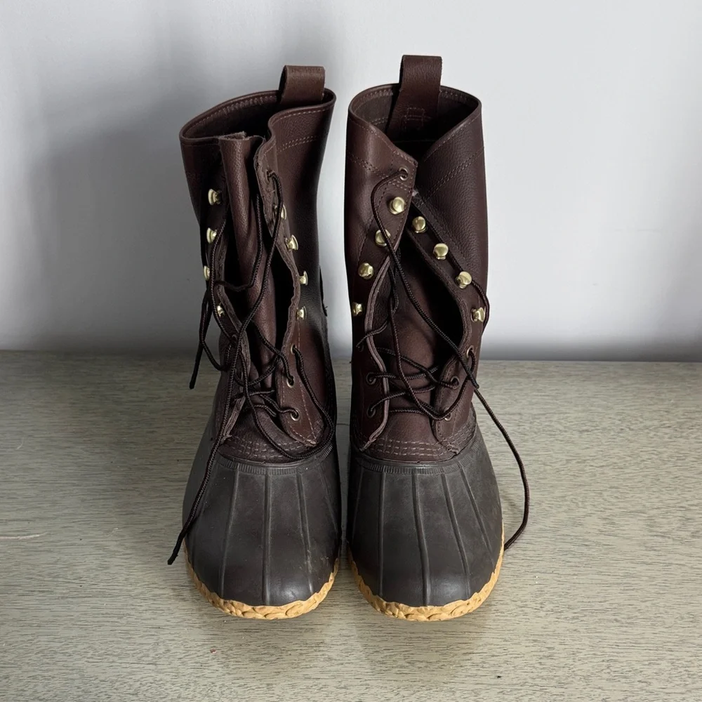 L.L. Bean Men's Brown Hunting Boots Size 10 W
